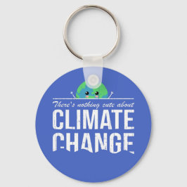 Niets schatters over klimaatverandering: de aarde sleutelhanger