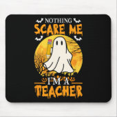 Niets schrik me ik ben een grappige Halloween vrou Muismat (Voorkant)