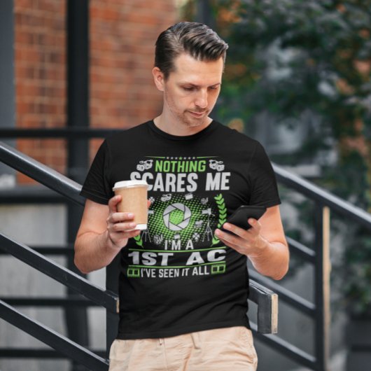 Niets schrikt me af Ik ben een 1e AC T-shirt