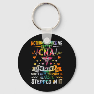 Niets schrikt me kan verpleegster Job Lover Gift C Sleutelhanger