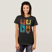 Niets slaat docent docent docent professor Instr T-shirt (Voorkant volledig)