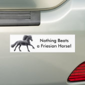 Niets slaat een Friesiaanse Bumpersticker aan (Op auto)