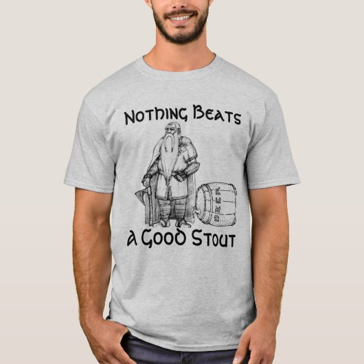 Niets slaat een Goede Stout op (shirt) T-shirt (Voorkant)