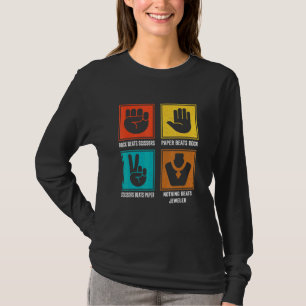 Niets slaat juwelier Cool Lapidary Sieraden Goudsm T-shirt