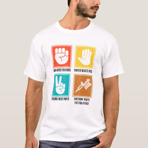 Niets slaat Tattoo artistieke woltatoïst geïnkt op T-shirt