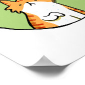 Niets Spint-zonale Cat Pun Poster (Hoek)