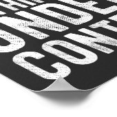 niets staat onder controle poster (Hoek)