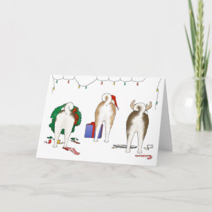 Niets steekt een Wenskaart van Kerstmis uit Akita Feestdagen Kaart