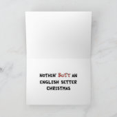 Niets steekt Engelse Kerstmis van de Zetter uit Feestdagen Kaart (Binnen)
