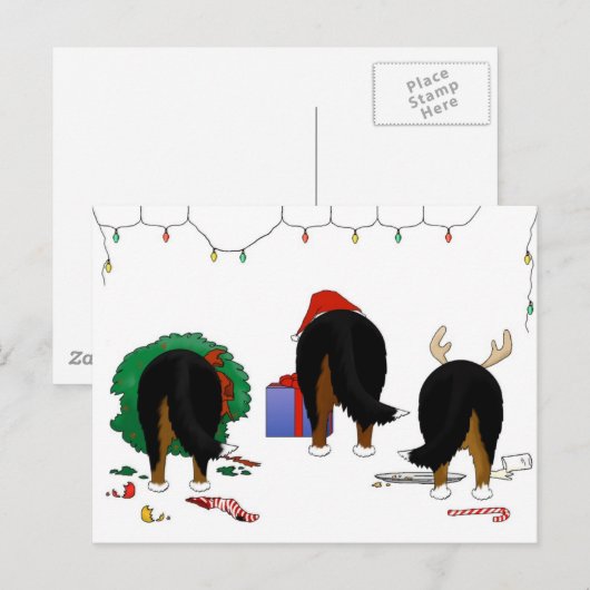 Niets steekt Kerstmis Berner uit Feestdagenkaart (Voorkant / Achterkant)