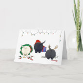 Niets steekt Kerstmis Scottie uit Feestdagen Kaart (Voorkant)