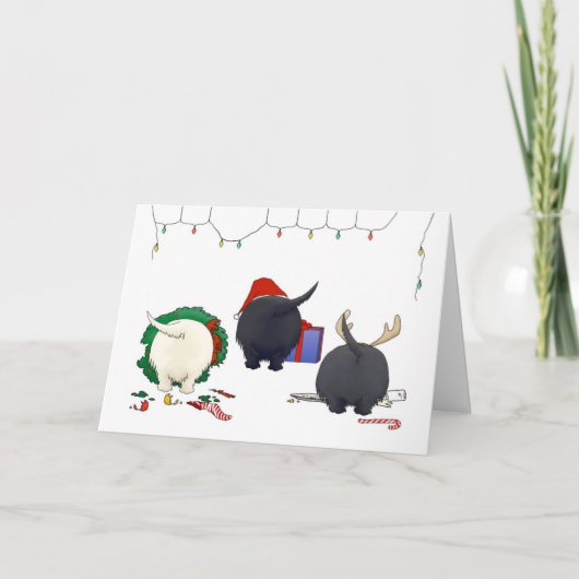 Niets steekt Kerstmis Scottie uit Feestdagen Kaart (Voorkant)