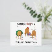 Niets steekt Kerstmis Toller uit Feestdagenkaart (Staand voorkant)