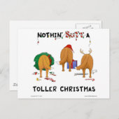 Niets steekt Kerstmis Toller uit Feestdagenkaart (Voorkant / Achterkant)