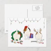 Niets steekt Kerstmis van de Hefboom uit Feestdagenkaart (Voorkant / Achterkant)