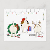 Niets steekt Kerstmis van de Hefboom uit Feestdagenkaart (Voorkant)