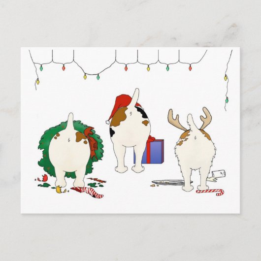 Niets steekt Kerstmis van de Hefboom uit Feestdagenkaart (Voorkant)