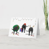 Niets steekt Kerstmis van het Laboratorium uit Feestdagen Kaart (Voorkant)