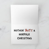 Niets steekt Kerstmis van Norfolk uit Feestdagen Kaart (Binnen)