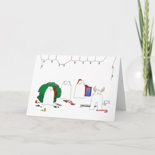 Niets steekt Maltese Kerstmis uit Feestdagen Kaart (Voorkant)