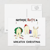 Niets steekt Wheaten Kerstmis uit Feestdagenkaart (Voorkant / Achterkant)