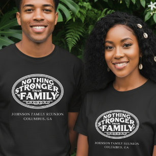 Niets Sterker Dan Familie Reünie Zwart T-shirt
