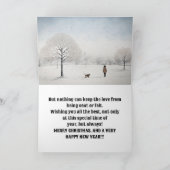 NIETS STOPT DE LIEFDE KERST KAART VOOR IEDEREEN (Binnen)