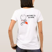 Niets te doen hier - Design Lady Spaghetti T-Shirt (Achterkant)