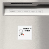 Niets te doen hier Rage Face Meme Magneet (Insitu (Vaatwasser))