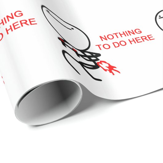 Niets te doen, meme cadeaupapier (Rol Hoek)