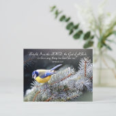 Niets te moeilijk voor de Heer Briefkaart (Staand voorkant)