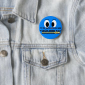 Niets te zeggen! ronde button 5,7 cm (In situ)