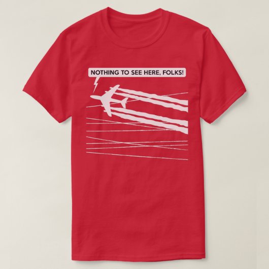 Niets te zien hier Folks T-shirt (Design voorkant)