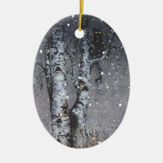 "Niets te Zien Hier" Keramisch Ornament