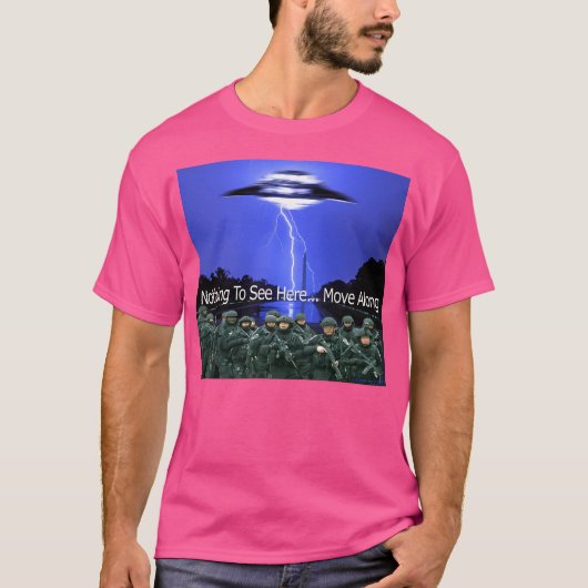 Niets te zien t-shirt (Voorkant)