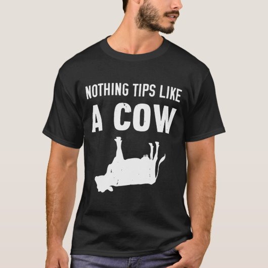 Niets tikt als een Koe T-shirt (Voorkant)