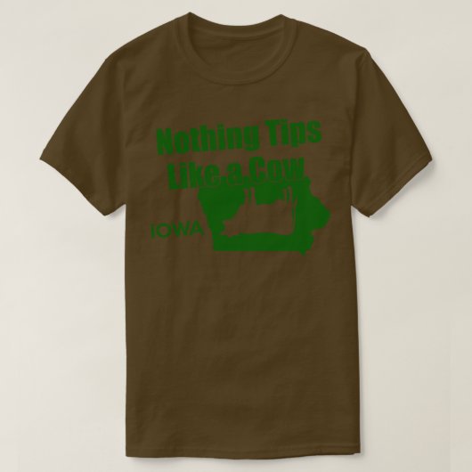 Niets Tips Als Een Koe T-shirt (Design voorkant)