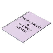 Niets verbaast me dat ik in Human Resources zit Notitieboek (Linkerzijde)