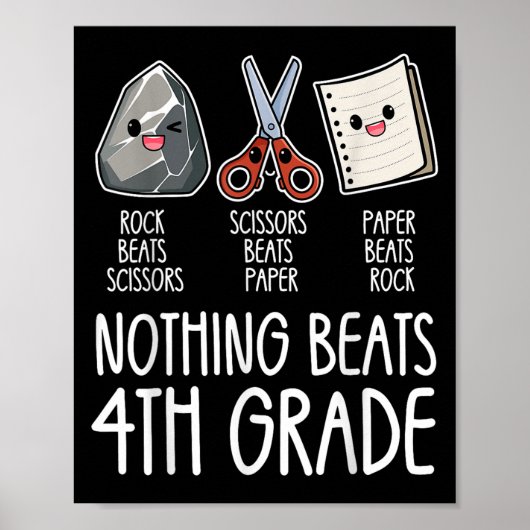 Niets verslaat 4e klas grappig terug naar school K Poster (Voorkant)