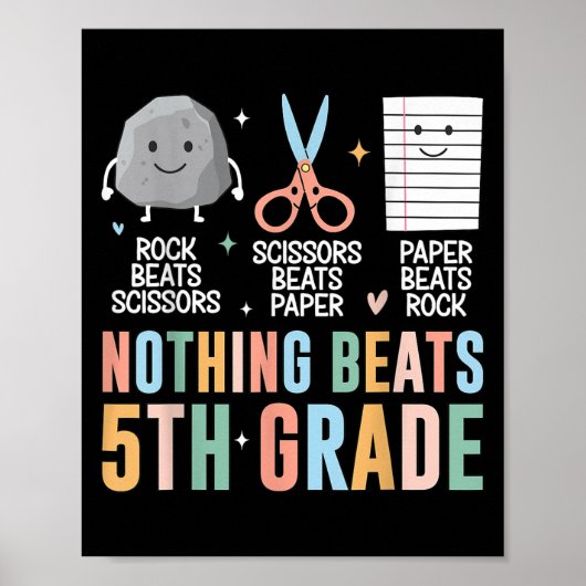 Niets verslaat 5e klas grappig terug naar school K Poster (Voorkant)