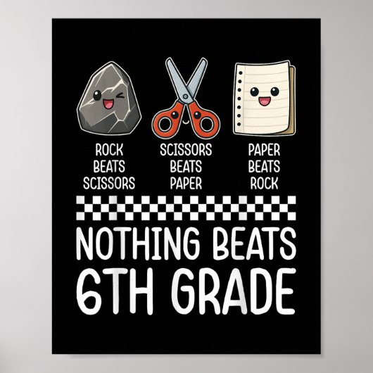 Niets verslaat 6e klas grappig terug naar school K Poster (Voorkant)