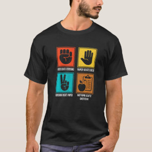 Niets verslaat diëtist voedingsdeskundige dieet t-shirt