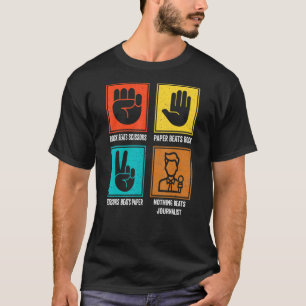 niets verslaat journalist journalist columnist pre t-shirt