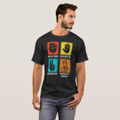 niets verslaat journalist journalist columnist pre t-shirt (Voorkant volledig)