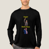 Niets verslaat Schaar  Tri-Blend Shirt (Voorkant volledig)