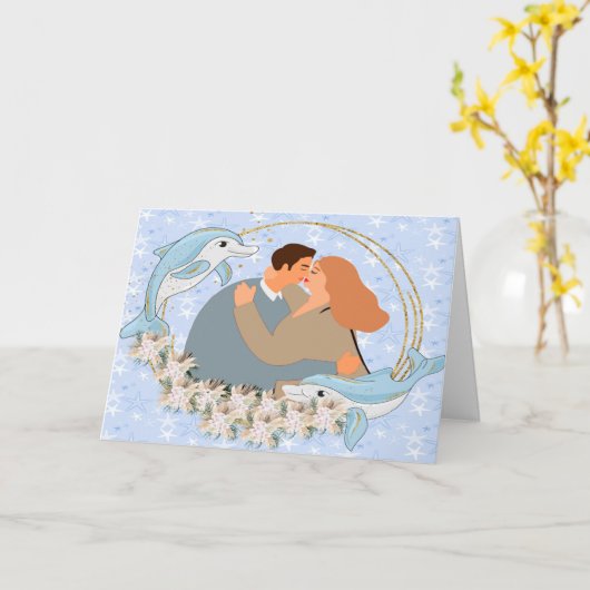 Niets Visserij hier Jubileum Kaart (Gele Bloem)