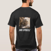 Niets voor angst voor T-shirt (Achterkant)