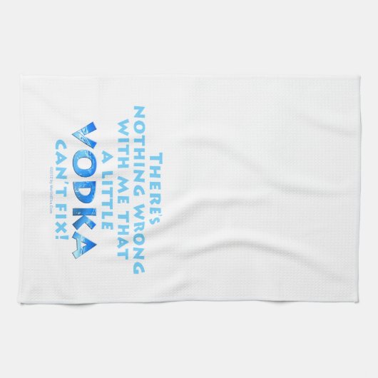 NIETS WRICHTEN MET ME VODKA KAN NIET FIX KITCHEN - THEEDOEK (Horizontaal)