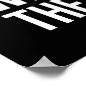 Niets zal werken zonder het werk - Gym, Hustle Poster (Hoek)