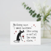 Niets zegt dat ik een grappige prijsopgave voor wi briefkaart (Staand voorkant)